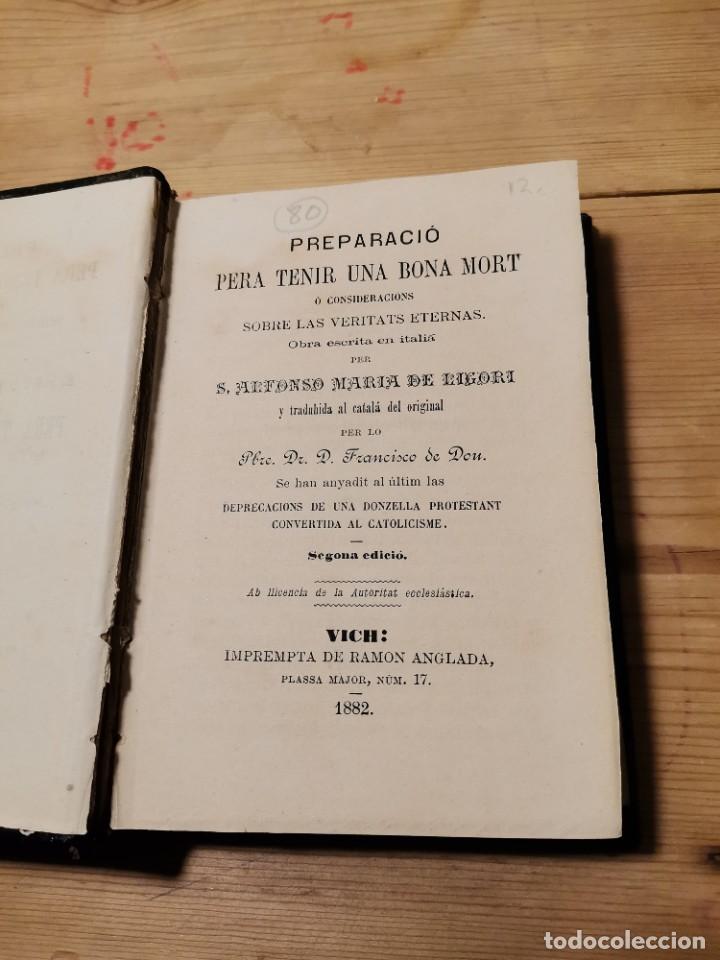Libros antiguos: Preparaci&oacute; per tenir una bona mort - Foto 3
