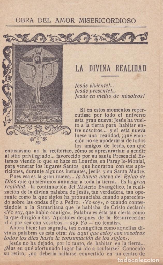 Antiquarische B&uuml;cher: panfleto obra del amor misericordioso la divina realidad