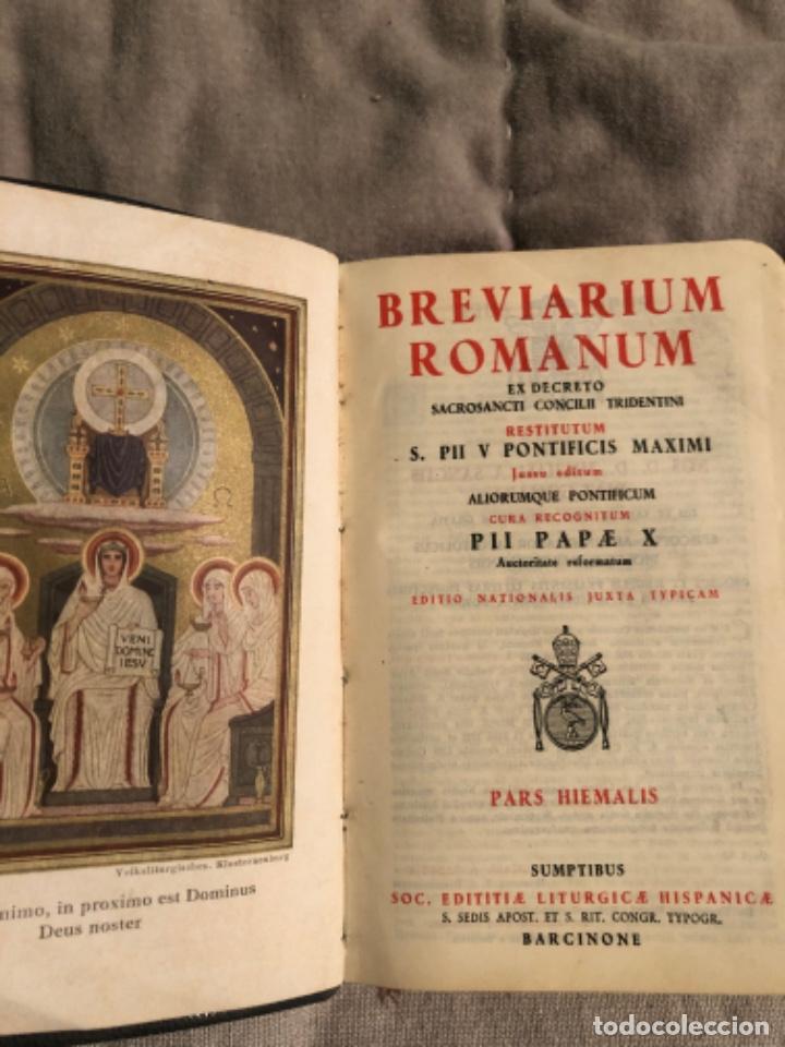 Libros antiguos: Libro Breviarium Romanum - Foto 4
