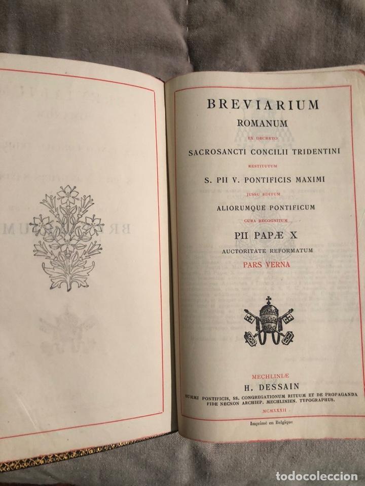 Libros antiguos: Libro Breviarium Romanum - Foto 1