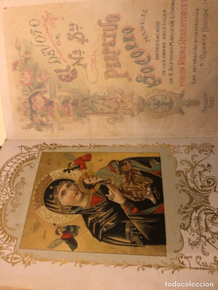 Libros antiguos: EL DEVOTO DE NUESTRA SE&Ntilde;ORA DEL PERPETUO SOCORRO - Foto 2