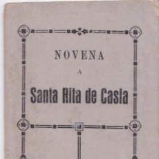 Libros antiguos: NOVENA DE LA BIENAVENTURADA SANTA RITA DE CASIA – MADRID - 1942. Lote 311585473