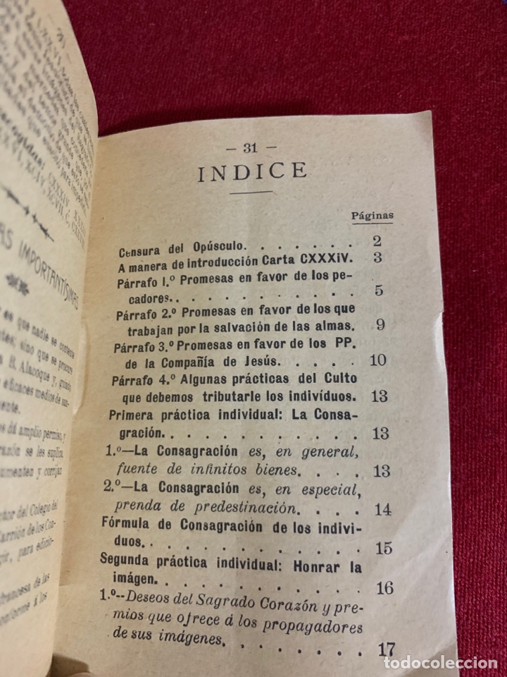 Libros antiguos: La Devoci&oacute;n al Sagrado Coraz&oacute;n de Jes&uacute;s y la conversi&oacute;n de los pecadores&hellip; - Foto 5