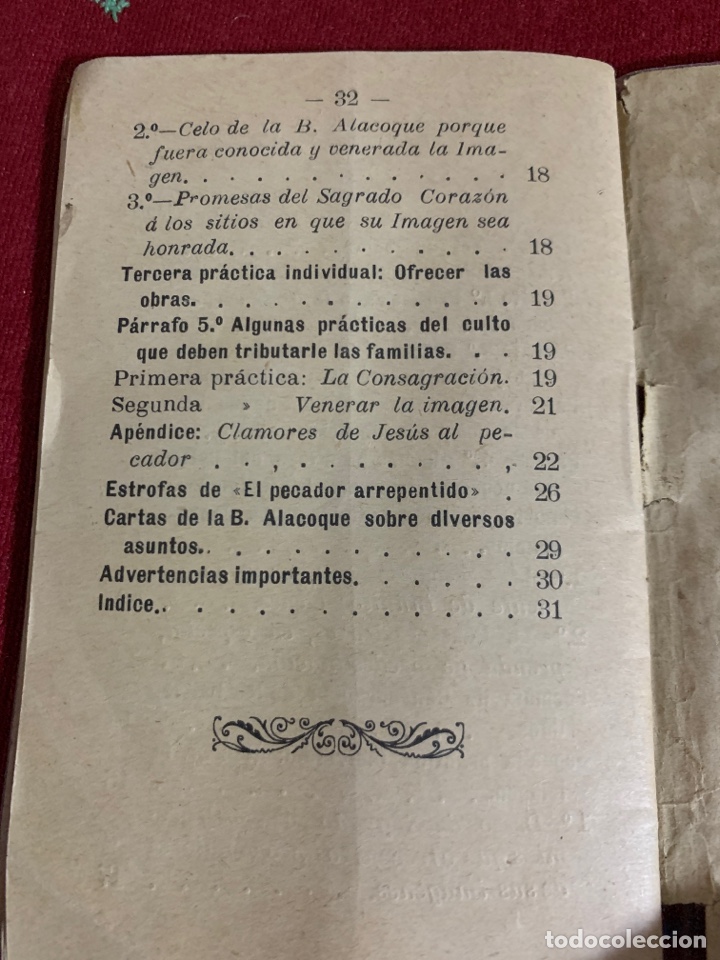 Libros antiguos: La Devoci&oacute;n al Sagrado Coraz&oacute;n de Jes&uacute;s y la conversi&oacute;n de los pecadores&hellip; - Foto 6