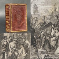 Libros antiguos: 1847 - OFICIO DE LA SEMANA SANTA - GRABADOS - MISA TRIDENTINA. Lote 312950878
