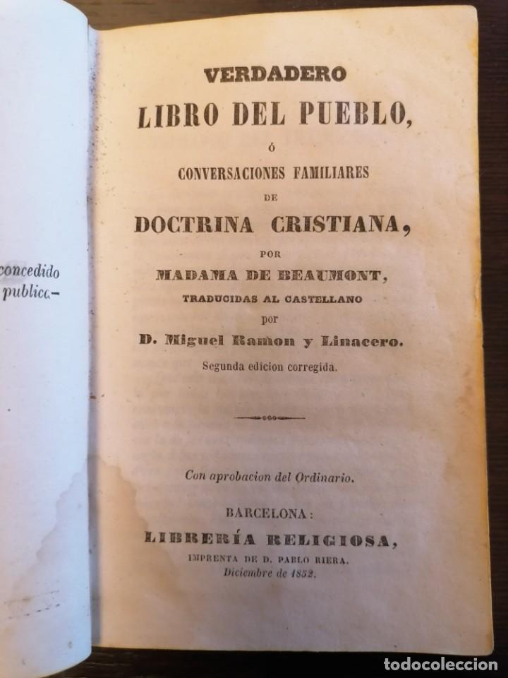 Libri antichi: Verdadero libro del Pueblo