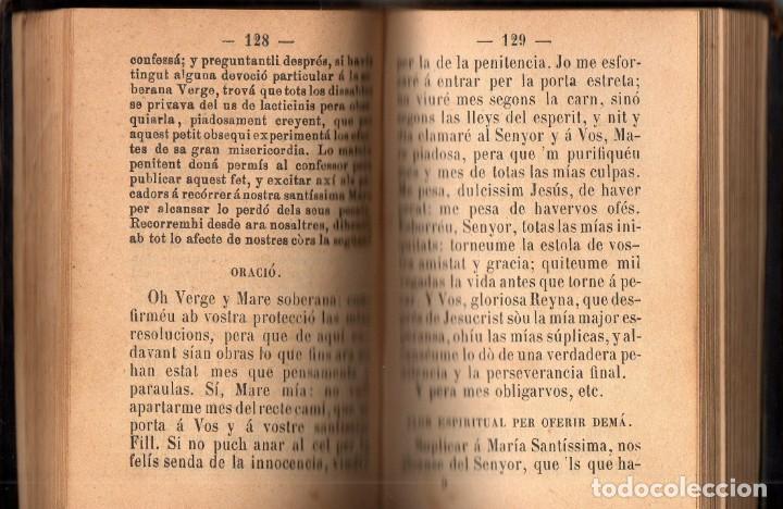 Libros antiguos: Mes de Maig 1900. En catal&aacute;n - Foto 5