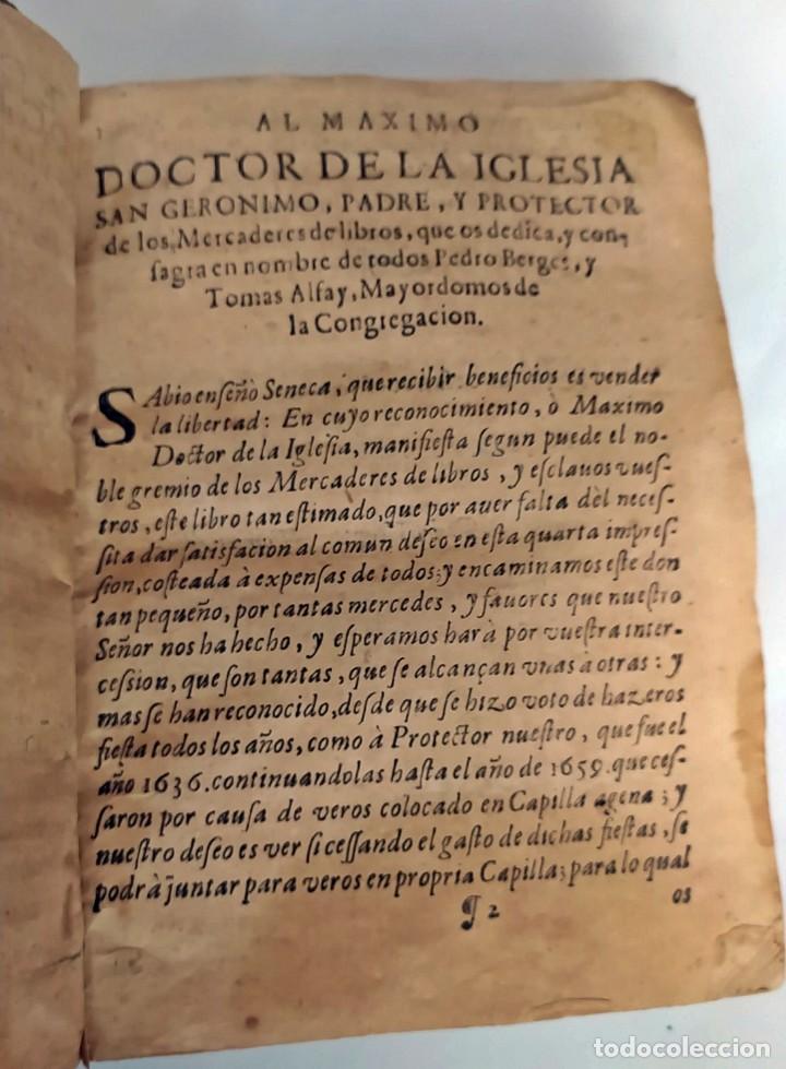 Libros antiguos: AÑO 1662. LIBRO ESPAÑOL DEL SIGLO XVII DE 360 AÑOS DE ANTIGÜEDAD. - Foto 12 - 314448883