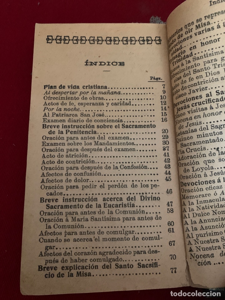 Libros antiguos: Plan de vida cristiana. - Foto 5