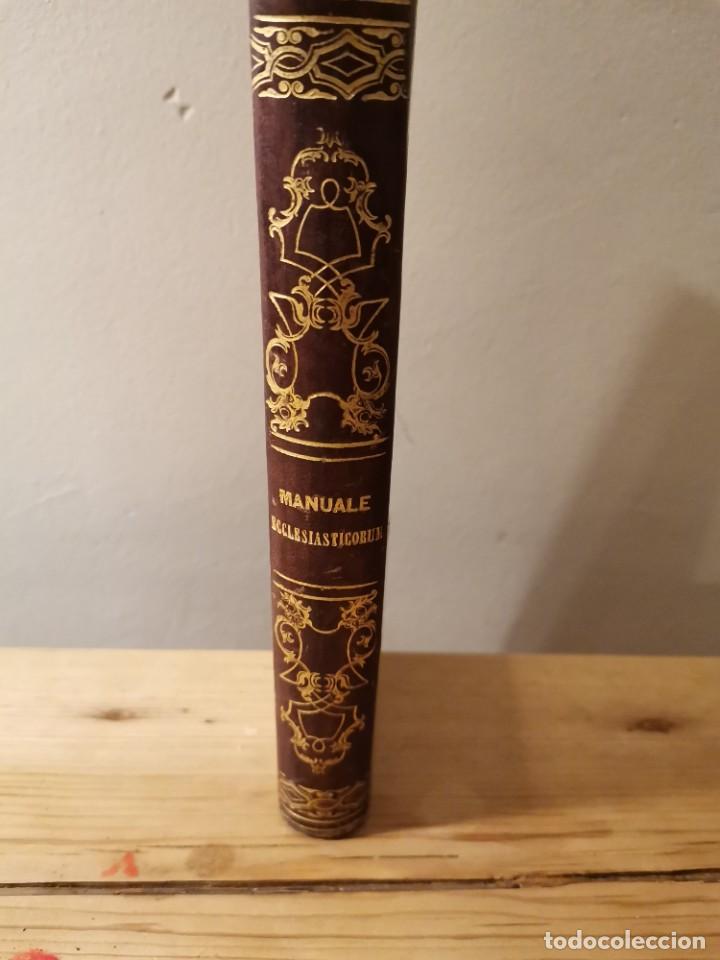 Libros antiguos: Manuale Ecclesiasticorum 1859 - Foto 3