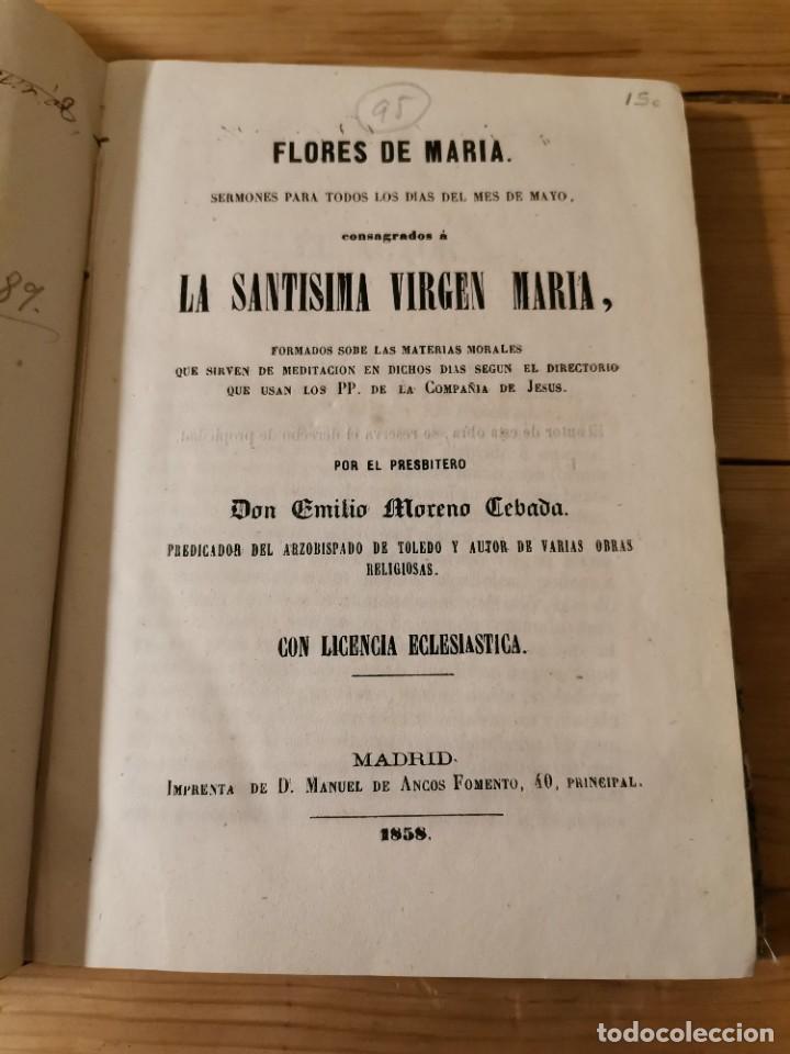 Libros antiguos: Sermones de Maria - Foto 5