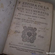 Libros antiguos: LIBRO TAPAS DE PERGAMINO... AÑO.1644. Lote 319087218