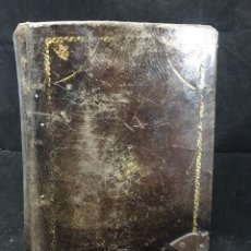 Libros antiguos: BREVIARIUM ROMANUM, 1761, EN PLENA PIEL, EN LATÍN, IMPRESIÓN A DOS TINTAS, GRABADOS. FALTA FRONTIS.. Lote 364093611