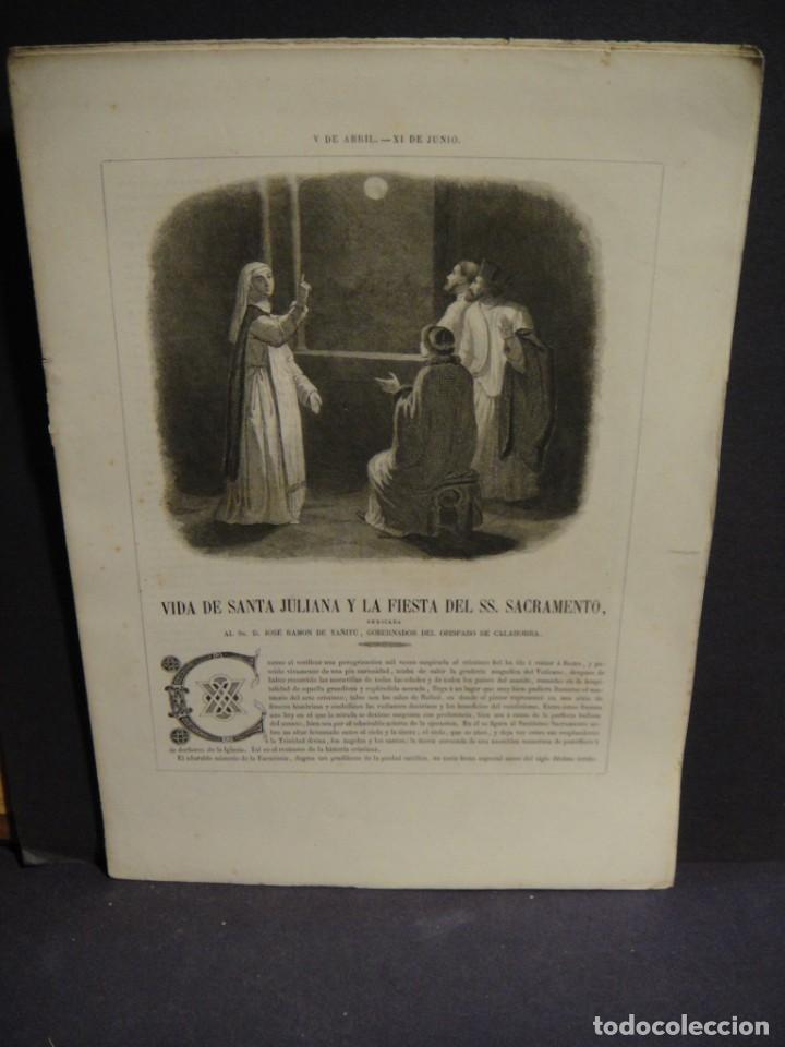 Libri antichi: vida de santa juliana y la fiesta del ss. sacramento - l. de verville