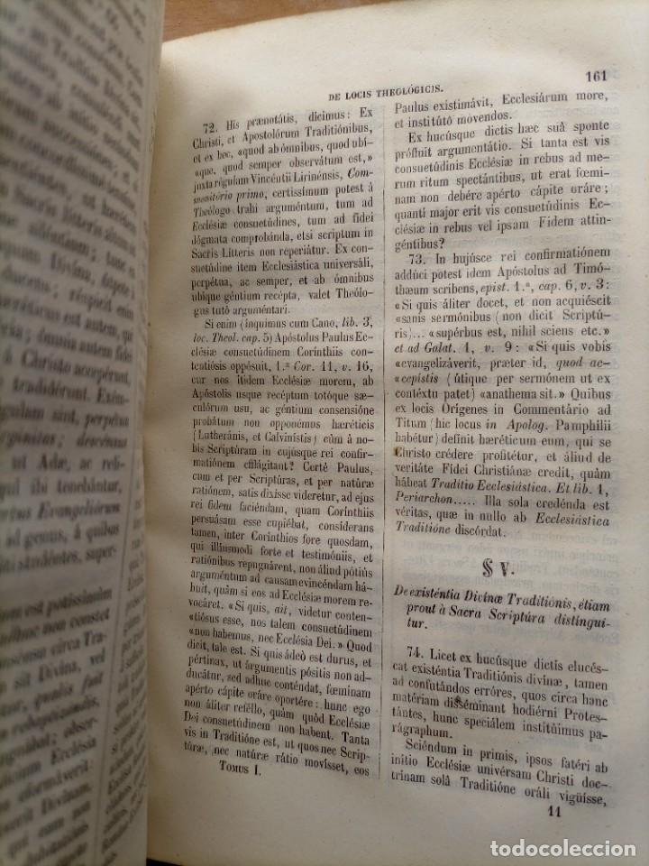 Libros antiguos: 1861 Institutiones teologicae 1, 3 y 4 - Foto 5