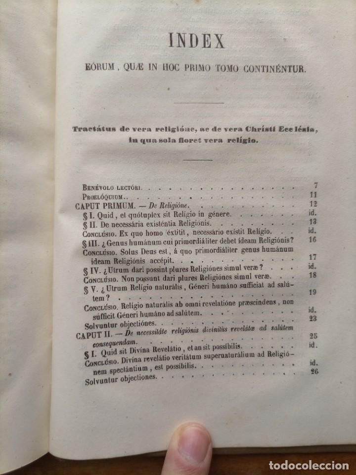 Libros antiguos: 1861 Institutiones teologicae 1, 3 y 4 - Foto 6