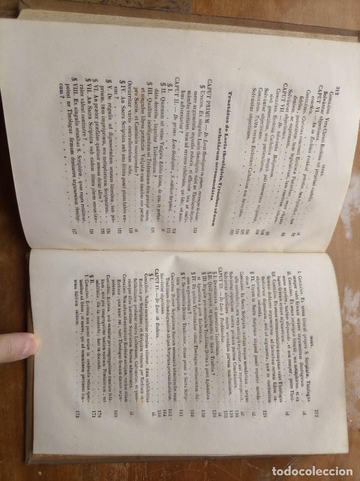 Libros antiguos: 1861 Institutiones teologicae 1, 3 y 4 - Foto 8
