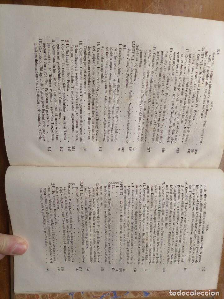 Libros antiguos: 1861 Institutiones teologicae 1, 3 y 4 - Foto 10