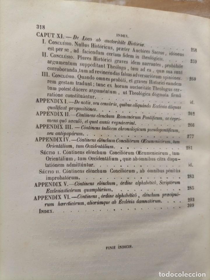 Libros antiguos: 1861 Institutiones teologicae 1, 3 y 4 - Foto 11