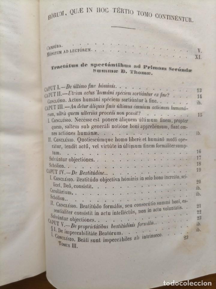 Libros antiguos: 1861 Institutiones teologicae 1, 3 y 4 - Foto 17