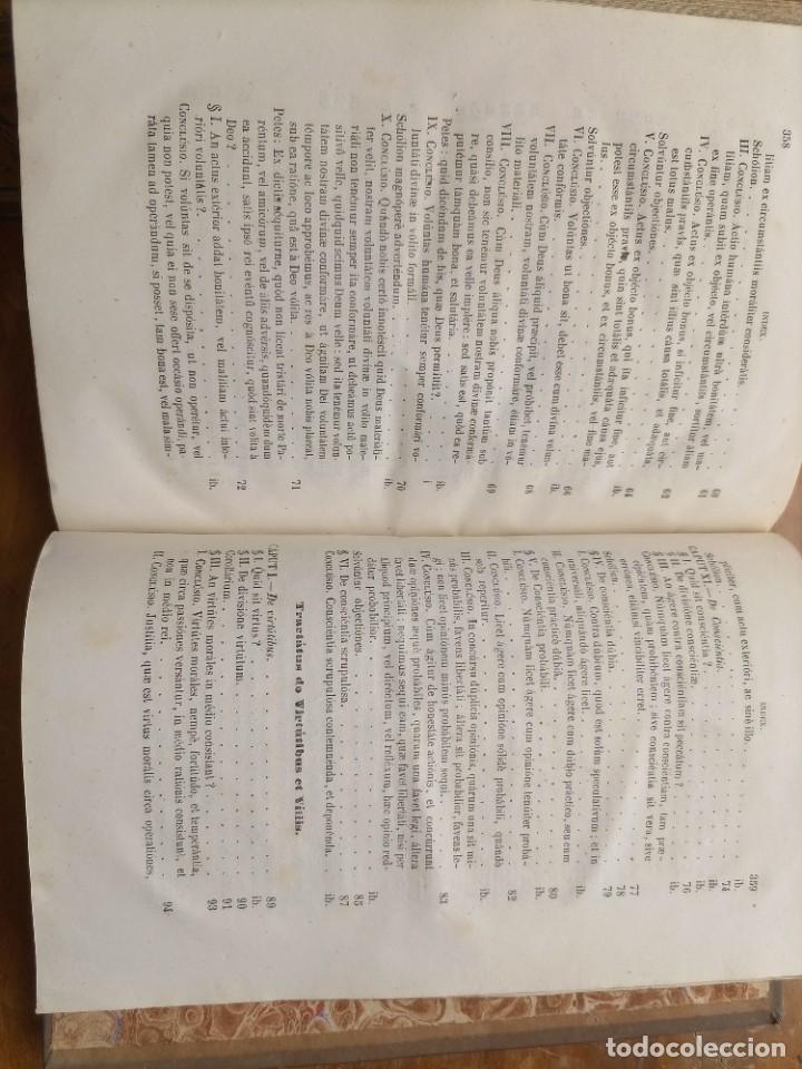 Libros antiguos: 1861 Institutiones teologicae 1, 3 y 4 - Foto 19