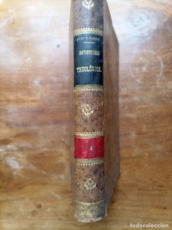 Libros antiguos: 1861 Institutiones teologicae 1, 3 y 4 - Foto 28
