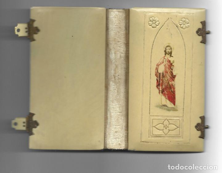 Libros antiguos: DEVOCIONARIO- LLAVE DEL PARAISO - Foto 4