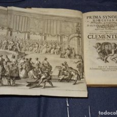 Libros antiguos: (M44) PRIMA SYNODUS DIOCESANA, D ALVARO PIREZ DE CASTRO ET NORONHA, CELEBRATA CLEMENTE XI 1719 ROMA