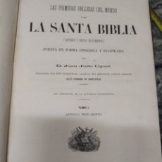 Libros antiguos: SANTA BIBLIA UGUET. Lote 327189333