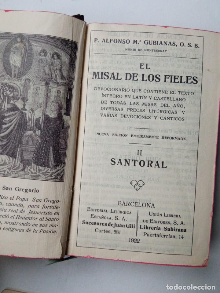 Libros antiguos: lote misales - Foto 2
