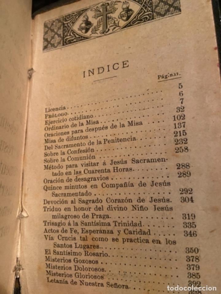 Libros antiguos: Ejercicio Cotidiano / 1908 - Foto 6