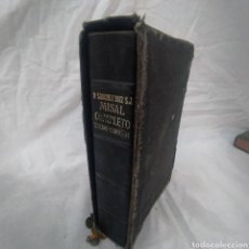 Libros antiguos: MISAL AÑO 1940 COMPLETO LATINO ESPAÑOL. Lote 329578213
