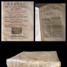 Libros antiguos: 1771 - CARTAS DE SANTA TERESA DE JESUS. FR. ANTONIO DE SAN JOSEPH - MADRID - J. DOBLADO - TOMO III