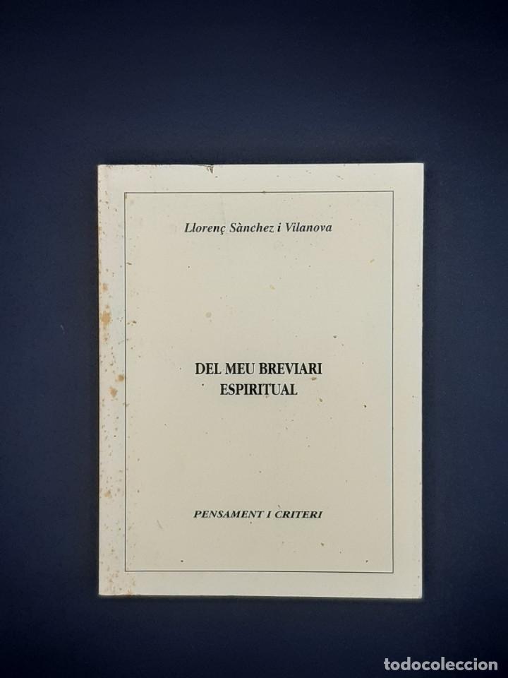 Old books: Del meu breviari espiritual
