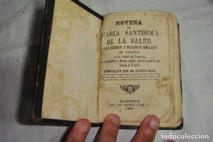 Libri antichi: Novena de Santa Mar&iacute;a de la Salud. Plasencia - 1885