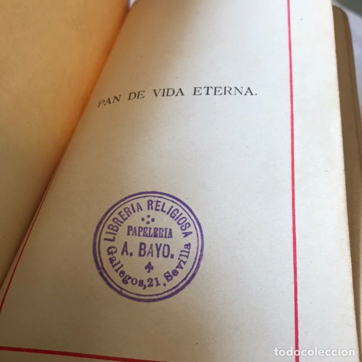 Libros antiguos: LIBRO RELIGIOSO - PAN DE VIDA ETERNA - Foto 10