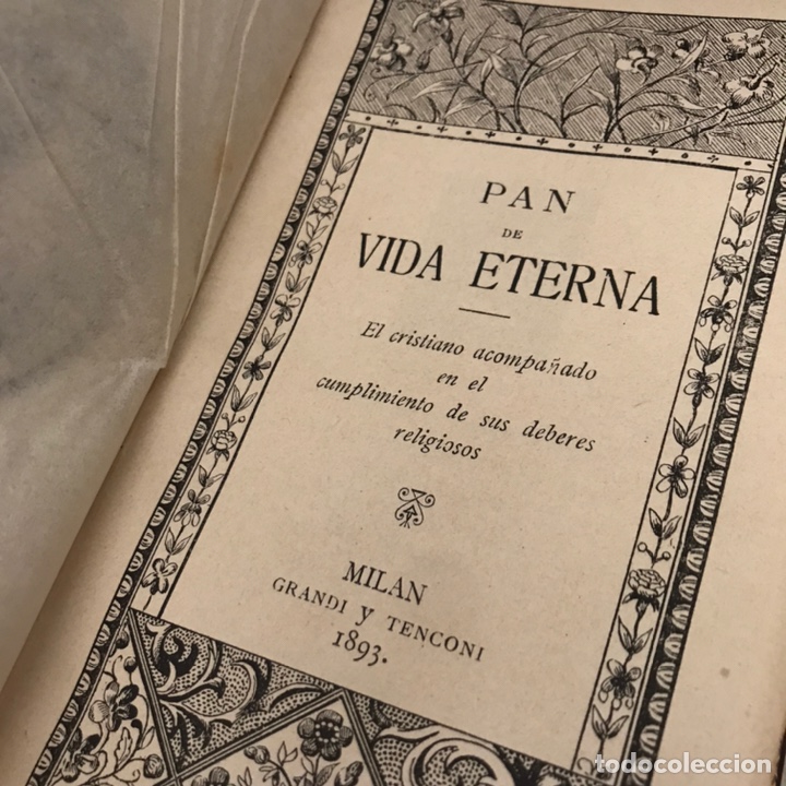 Libros antiguos: LIBRO RELIGIOSO - PAN DE VIDA ETERNA - Foto 1