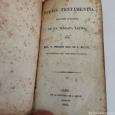 Libros antiguos: LIBRO NUEVO TESTAMENTO VULGATA LATINA DE 1822, PHELIPE SCIO S. MIGUEL.. Lote 340489203