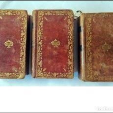 Libros antiguos: AÑO 1792: OFICIO DE LA IGLESIA. 3 PRECIOSOS TOMOS DEL SIGLO XVIII.. Lote 340771683