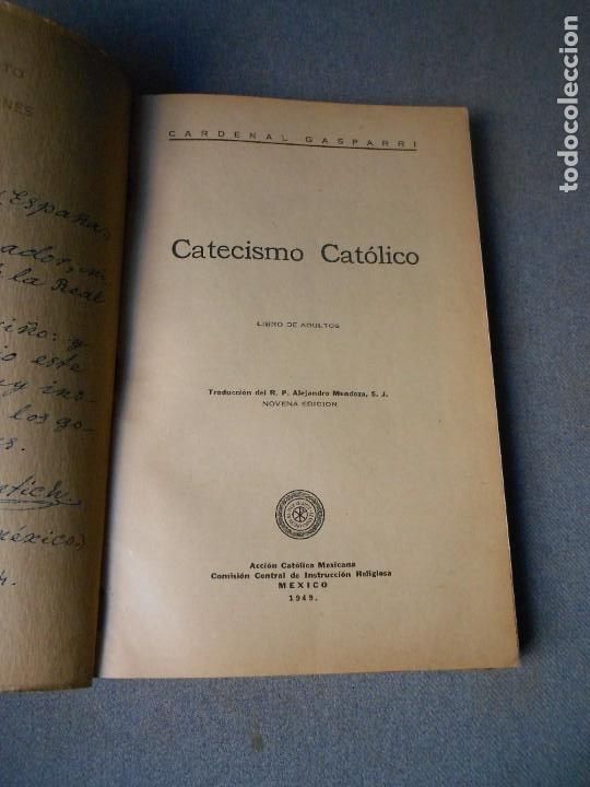 Libros antiguos: CATECISMO CATOLICO - Foto 3
