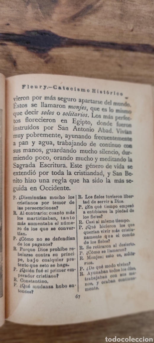 Libros antiguos: Catecismo Hist&oacute;rico, 1876 - Foto 6