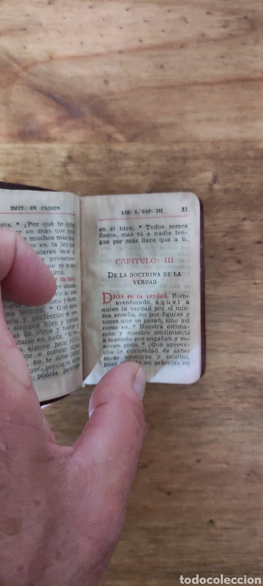 Libros antiguos: Imitaci&oacute;n de Cristo - Foto 4