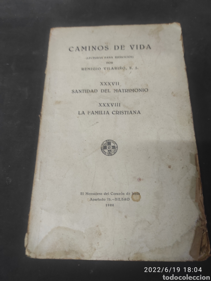 Libros antiguos: CAMINOS DE VIDA A&Ntilde;O 1926 - Foto 1