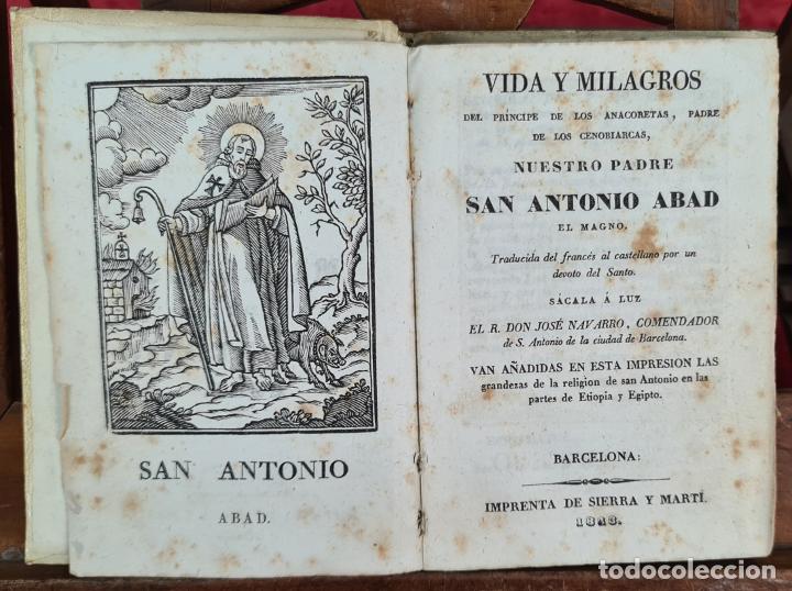 vida y milagros de san antonio abad. jose navar - Compra venta en  todocoleccion