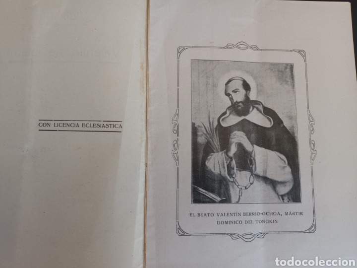 Libros antiguos: VIDA DEL BEATO VALENT&Iacute;N DE BERR&Iacute;O OCHOA. A&Ntilde;O 1930. - Foto 3