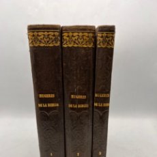 Libros antiguos: MUGERES DE LA BIBLIA. JOAQUIN ROCA Y CORNET. 3 TOMOS. 1850. LLORENS HNOS. EDITORES. GRABADOS
