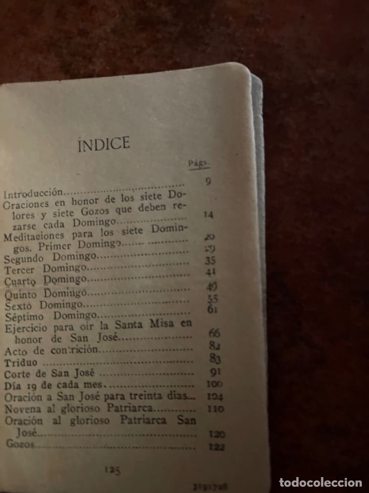Libros antiguos: DEVOCION DE LOS SIETE DOMINGOS DE SAN JOSE - Foto 3