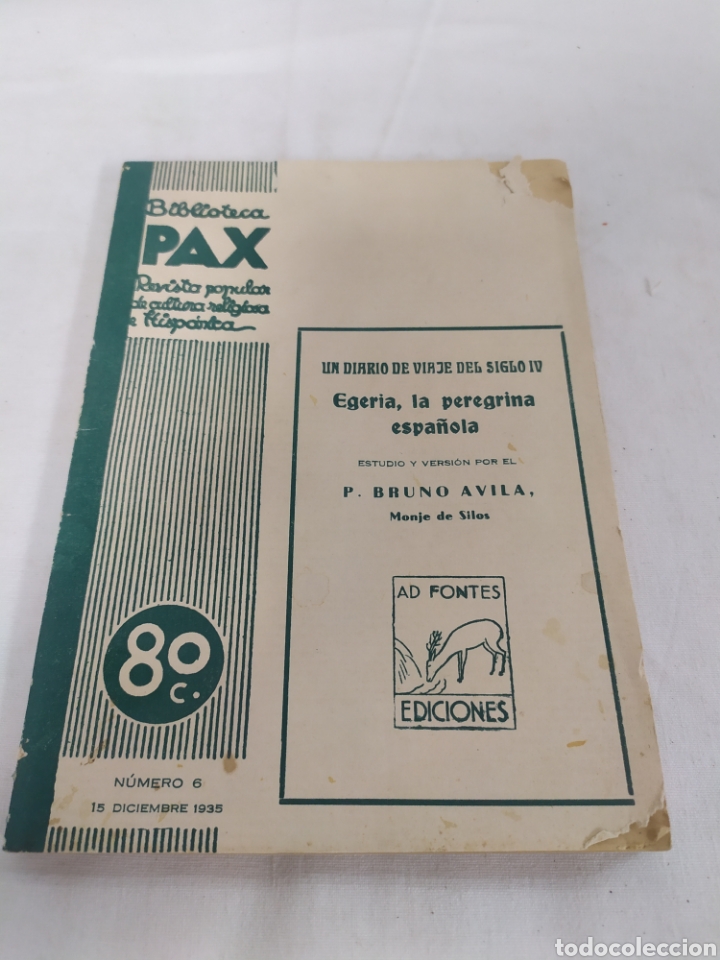Livros antigos: Biblioteca PAX n&uacute;mero 6