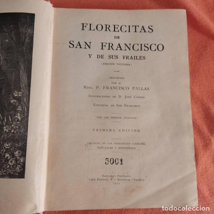 Libros antiguos: Florecitas de San Francisco - Foto 2