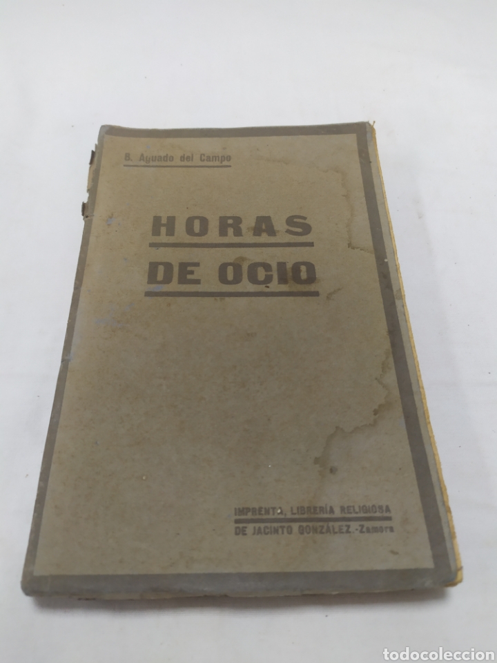 Libros antiguos: Horas de ocio, 1925 - Foto 1